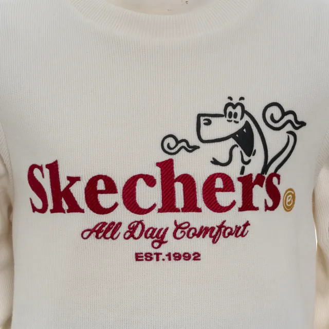 【SKECHERS】男童長袖衛衣(L125B009-01SV)