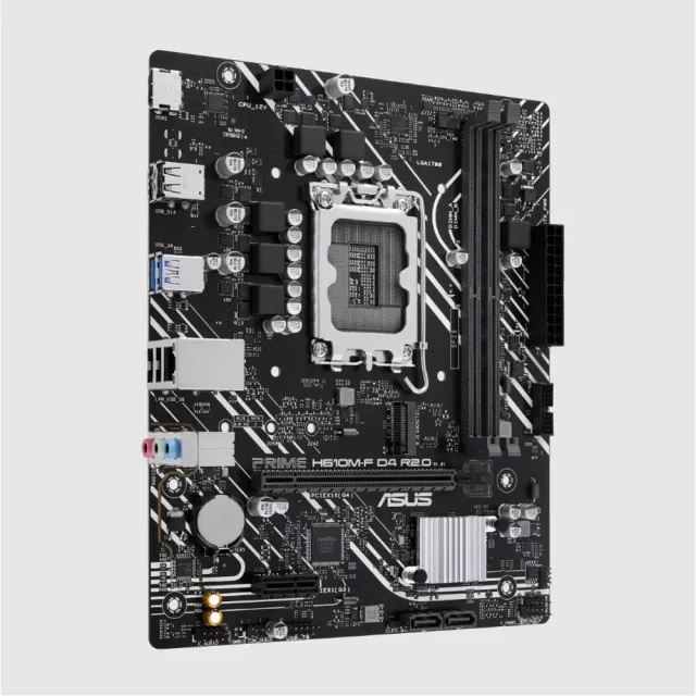 【ASUS 華碩】PRIME H610M-F D4 R2.0-CSM DDR4 主機板