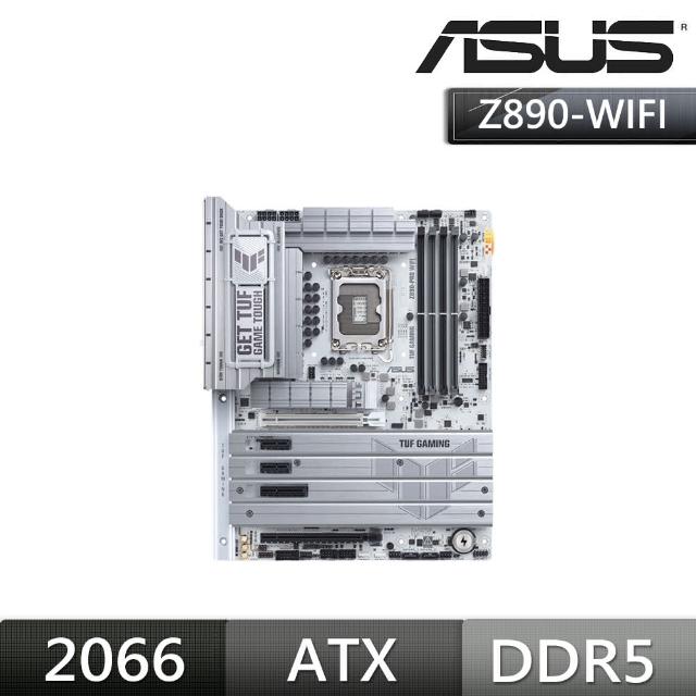 【ASUS 華碩】TUF GAMING Z890-PRO 白色PCB電競 WIFI7主機板