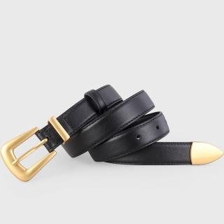 【米蘭精品】現貨+預購 皮帶真皮腰帶(牛皮小眾設計經典時尚百搭女配件6色74jp5)