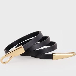 【米蘭精品】現貨+預購 皮帶真皮腰帶(牛皮高階感小眾輕奢女配件3色74jp92)