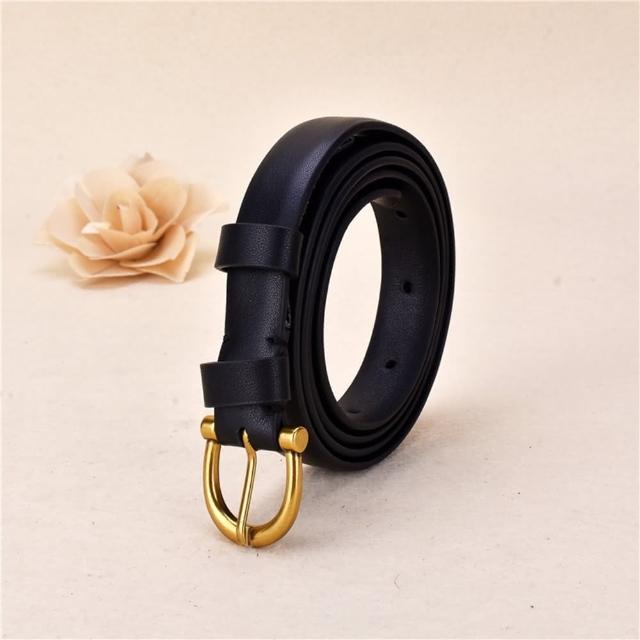 【米蘭精品】現貨+預購 皮帶真皮腰帶(牛皮復古馬鞍扣時尚女配件3色74jp60)