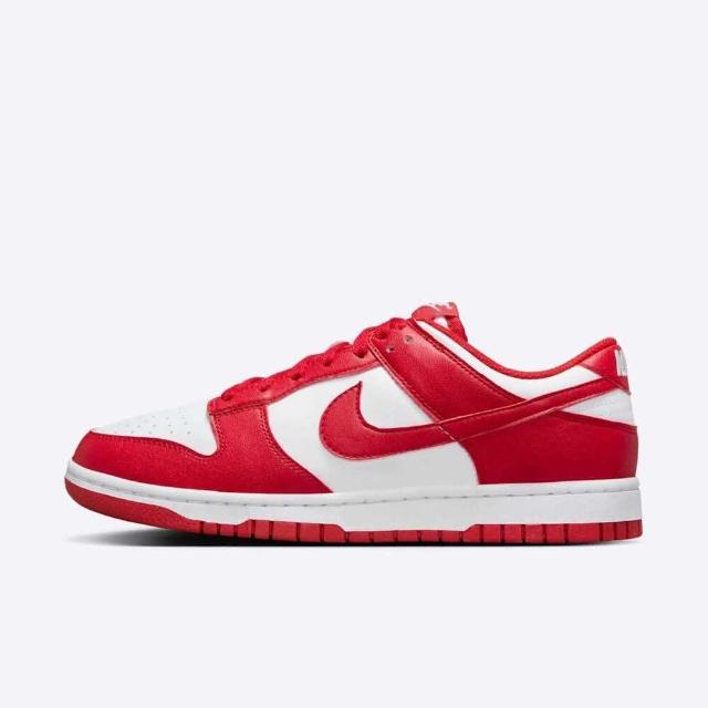 【NIKE 耐吉】W Dunk Low Next Nature 女 運動休閒鞋 舒適 穿搭 白 紅(DD1873-116)