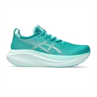 【asics 亞瑟士】Gel-nimbus 27 女 慢跑鞋 彈力 支撐 緩震 綠 白(1012B753-400)