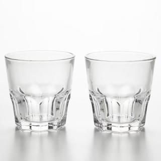 【NITORI 宜得利家居】玻璃水杯2件組 200ml c-DG01(DECO HOME 玻璃 水杯)