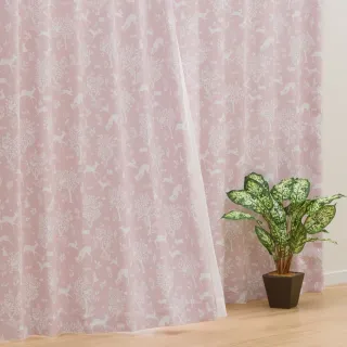 【NITORI 宜得利家居】遮光2級 窗簾 DH54 RO 150×178×1(遮光2級 窗簾 DH54)