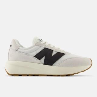 【NEW BALANCE】370 男女 運動休閒鞋 復古鞋 舒適 穿搭 白 黑(U370CA)