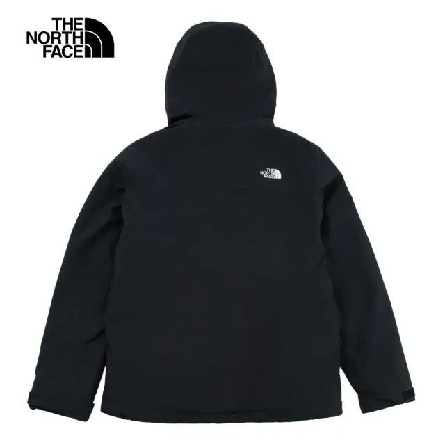 【The North Face】TNF 防水透氣抓絨內裡三合一外套 W SANGRO FLEECE TRICLIMATE-AP 女 黑(NF0A8CK3JK3)
