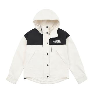 【The North Face】TNF 北臉 北面 休閒 DryVent防水透氣衝鋒衣W REIGN ON JACKET-AP 女 米白(NF0A8DGKROU)