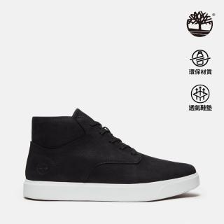 【Timberland 官方旗艦】男款黑色中筒休閒鞋(A6BW6W05)