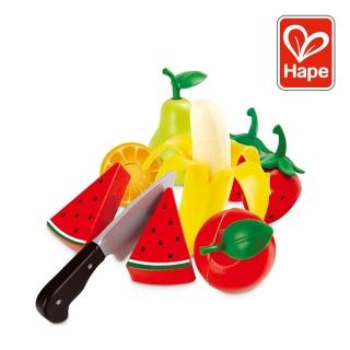【德國Hape】美味水果切切樂(益智成長/家家酒玩具/木製玩具/木頭玩具)