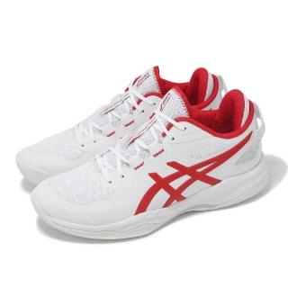 【asics 亞瑟士】籃球鞋 GEL-FASTBLAZE 男鞋 白 紅 低筒 緩衝 輕量 運動鞋 亞瑟士(1063A087102)