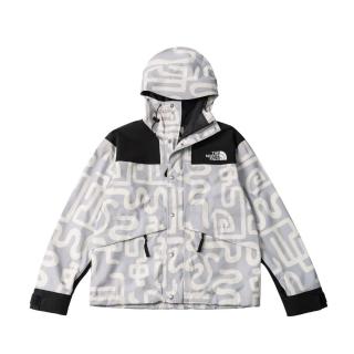 【The North Face】TNF 防水透氣連帽衝鋒衣M RETRO 1986 FUTURELIGHT MOUNTAIN JACKET男 灰(NF0A8AKJ8H1)