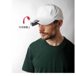 【May Shop】兩入 迷你拇指燈夾子帽簷燈LED強光手電筒戶外便攜多功能隨身緊急燈(拇指大小 爆亮)