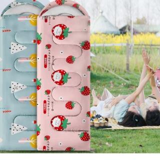 【May Shop】兩入!加大保暖加厚棉信封睡袋成人戶外旅行秋冬四季保暖室內露營睡袋(加大保暖升級款)