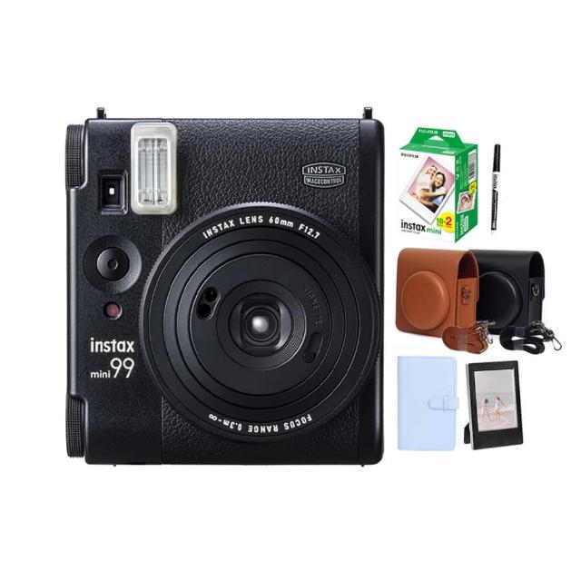 【FUJIFILM 富士】instax mini 99 拍立得相機 原廠公司貨(送皮套20張底片組合)