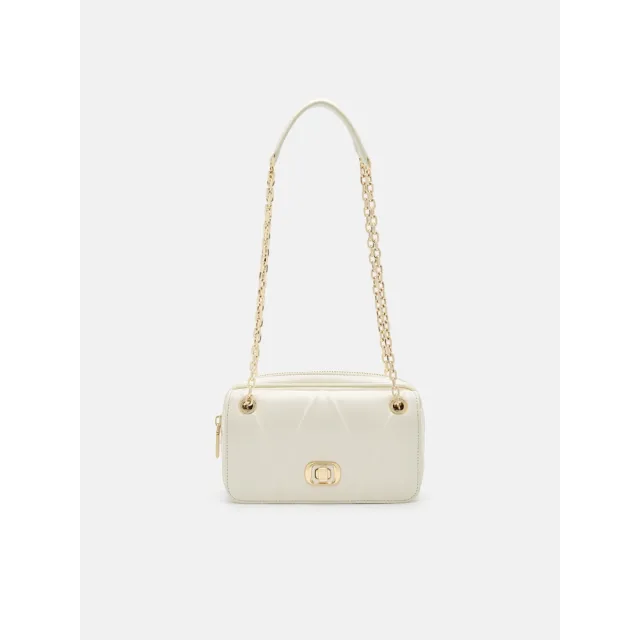 【PEDRO】Effie迷你單肩包/側背包/鍊條包-黑/石灰白(小CK集團品牌 官方直營 商務必備)