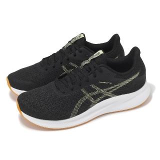 【asics 亞瑟士】慢跑鞋 Patriot 13 男鞋 女鞋 黑 黃 膠底 透氣 緩衝 運動鞋 亞瑟士(1011B485011)