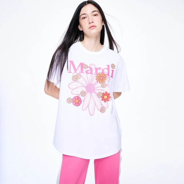 MARDI MERCREDI 印花短版TEE 象牙白色 經典