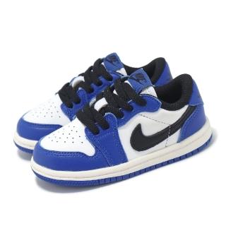 【NIKE 耐吉】童鞋 Jordan 1 Retro Low OG TD Game Royal 小童 學步鞋 藍 一代(FQ5435-140)
