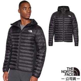 【The North Face】男 TERRA HYBRID 防風防潑水保暖連帽外套.WINDWALL風衣夾克(8DCX-JK3 宇宙黑)