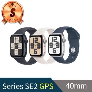 【Apple】S級福利品 Apple Watch SE2 40mm GPS(鋁金屬錶殼 享原廠一年完整保固)