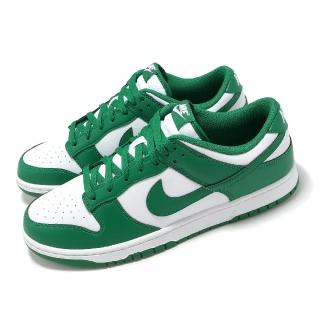 【NIKE 耐吉】休閒鞋 Dunk Low 男鞋 女鞋 綠 祖母綠 白 復古 低筒(HF5441-101)