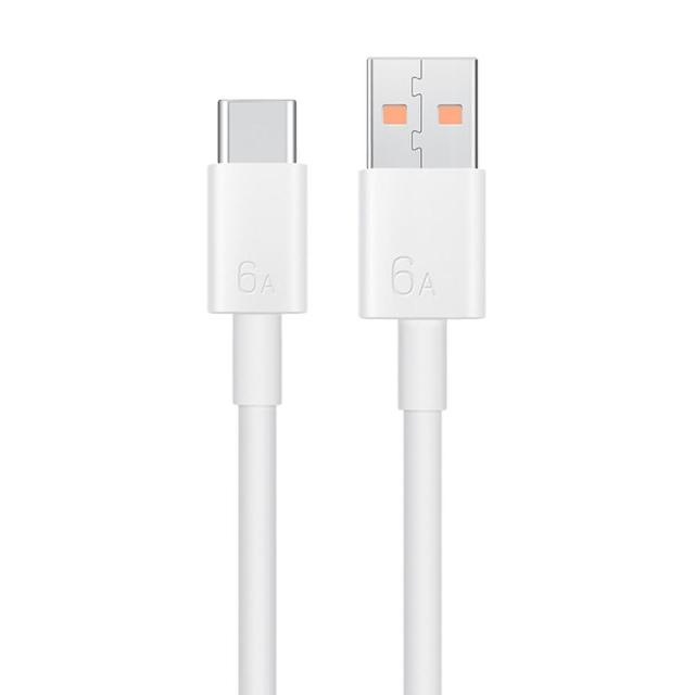 【HUAWEI 華為】原廠 USB-A to Type-C 6A 超級快充充電線 CC790 - 1m(密封袋裝)