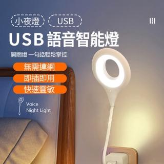【CS22】新款智慧語音USB小夜燈(無須連網即插即用)