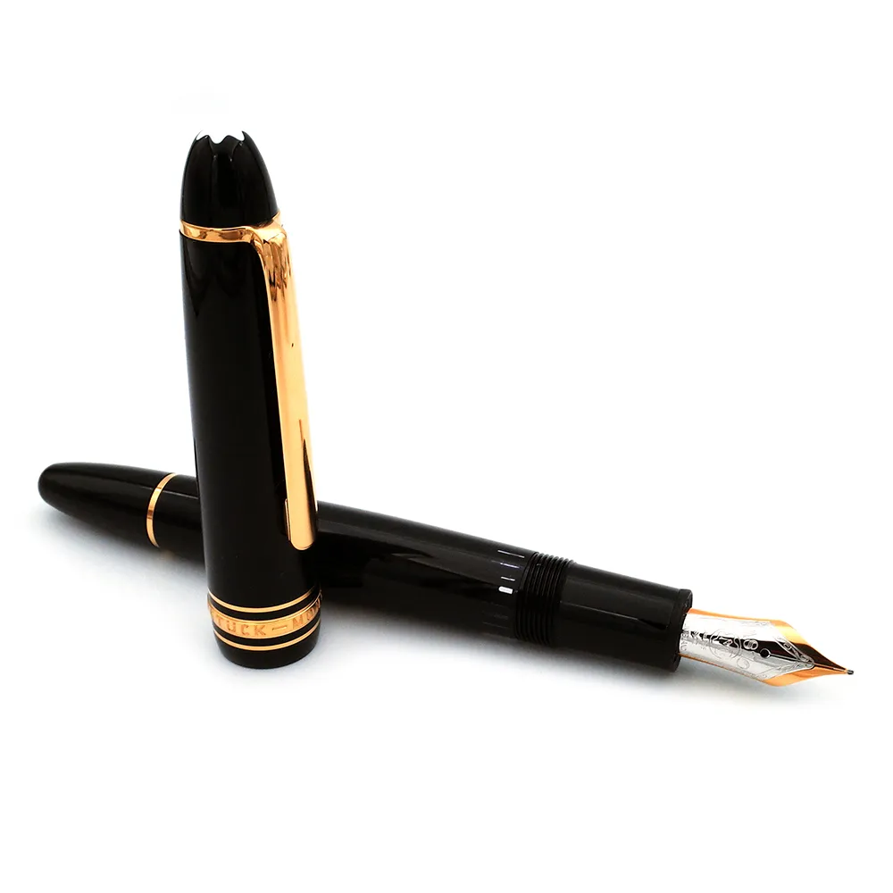 MONTBLANC 萬寶龍】大師傑作（大班）系列鍍金質LeGrand 鋼筆(146 中班