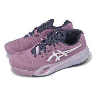 【asics 亞瑟士】網球鞋 GEL-Resolution X D 女鞋 寬楦 紫白 澳網配色 支撐 運動鞋 亞瑟士(1042A278500)
