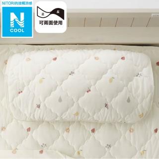 【NITORI 宜得利家居】接觸涼感 枕頭保潔墊 N COOL FRUITS S24 水果(接觸涼感 涼感 保潔墊 N COOL)