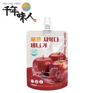 【千年味人】蘋果醋飲 新鮮蘋果汁+蘋果釀造醋(100ml/包)