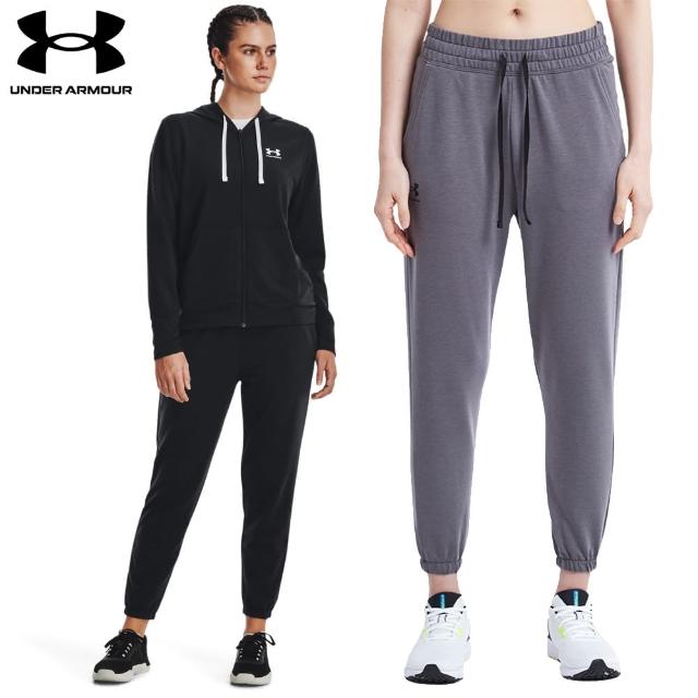 【UNDER ARMOUR】UA官方直營 女 Rival Terry Jogger 運動長褲_1369854(2色任選)