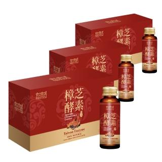 【宜日宜酵】樟芝酵素液旅行組3盒-30ml*6瓶/盒(增強防禦、補氣活力、稀有樟芝子)