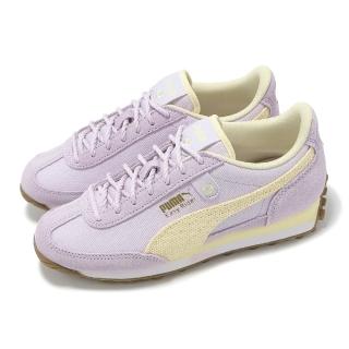 【PUMA】休閒鞋 Easy Rider Summer Feels JR 大童 女鞋 粉紫 麂皮 帆布 復古(400553-01)