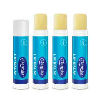 即期品【Dermisa】橄欖油蘆薈保濕滋潤護唇膏買1送2(4.25gx3 共3入)