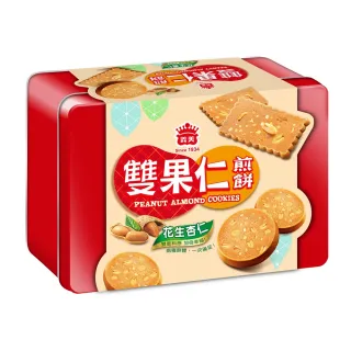 【義美】義美雙果仁煎餅禮盒2盒組(360g/盒)