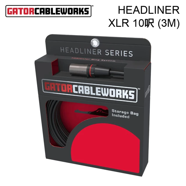 Gator Cableworks HEADLINER XLR 麥克風線 3M 公司貨(HL-XLR-10)