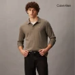 【CALVIN KLEIN】官方旗艦館 CK 徽章標準版型 Polo 衫_灰色