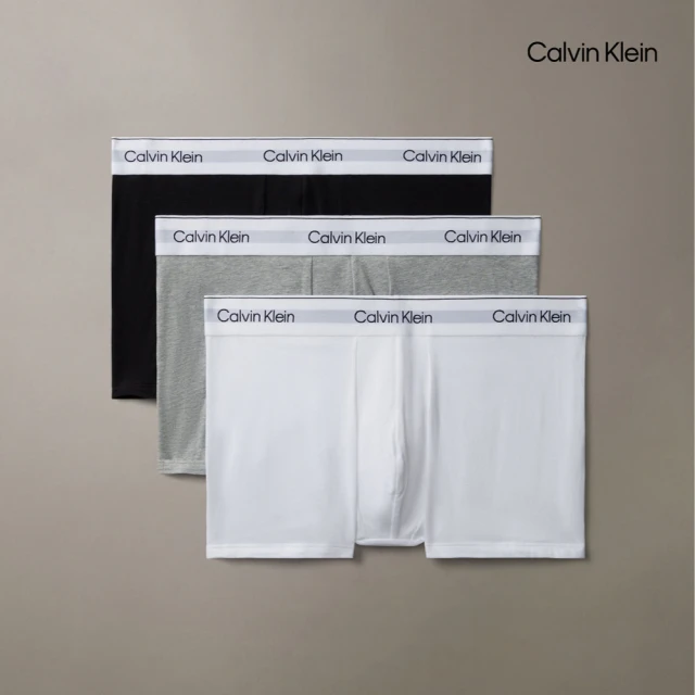 Calvin KleinCalvin Klein 官方旗艦館 CK Modern Cotton 棉質彈力平口內褲 3 件套組_拼色