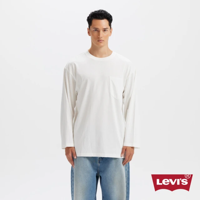 LEVIS Workwear 工裝系列 男款 長袖 Tee恤 小logoT 人氣新品 003L1-0000