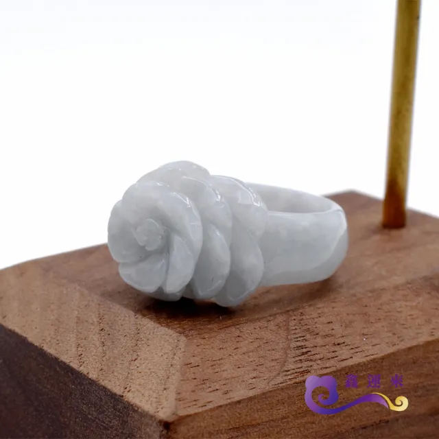 【鑫運來】◎花開富貴翡翠玉戒