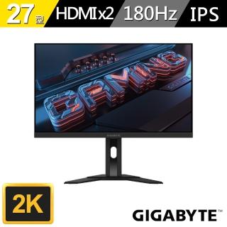 【GIGABYTE 技嘉】M27QA 27型 180Hz 2K 1ms VESA Display HDR400 電競螢幕(27型/QHD/2K/180Hz/1ms/IPS)
