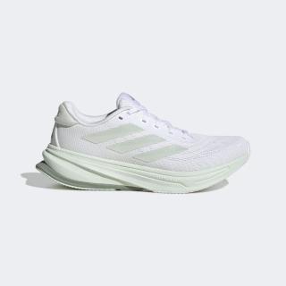 【adidas 愛迪達】慢跑鞋 女鞋 運動鞋 緩震 SUPERNOVA RISE 2 W 白綠 JR2651