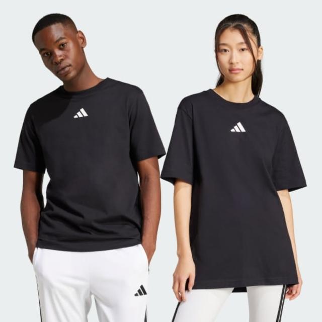 【adidas 愛迪達】短袖上衣 男 女 中性 M L G ENG TEE 黑 JP1528