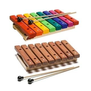 【HAOSEN臺灣豪聲樂器】8音桌上小木琴 兒童木琴 8音琴 奧福音樂 打擊樂器(贈八音簡譜)