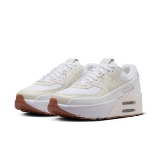 【NIKE 耐吉】休閒鞋 女鞋 運動鞋 氣墊 厚底 AIR MAX 90 LV8 米白 FD4328-111(3W5749)