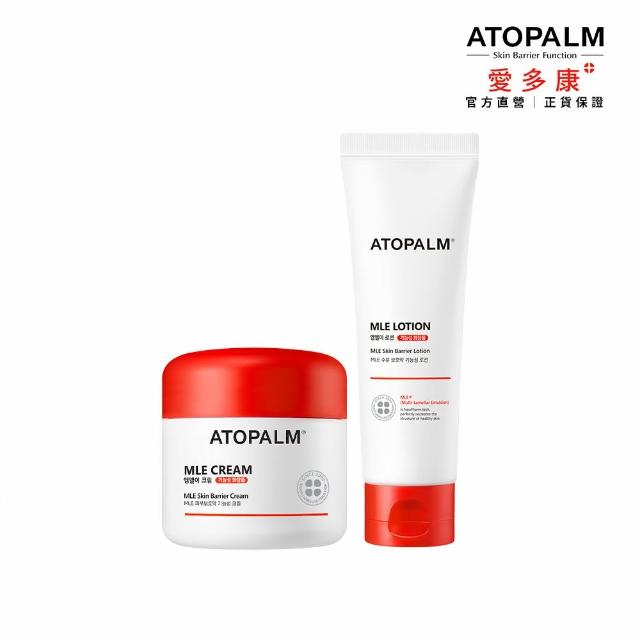 【ATOPALM愛多康】舒敏修護組 舒敏全效修護霜 65ml +舒敏全效修護乳液120ml