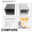 【ONE HOUSE】70寬_全碳鋼 洛克免組裝折疊置物架_三層+五層(1組 廚房架/層架/收納架/鐵架/電器架/書架)